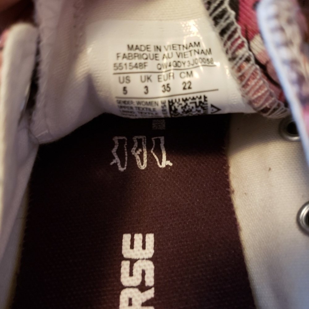 Converse flower and skull size 5 - Picture 8 of 8